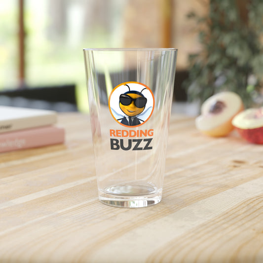 Redding Buzz Pint Perfection: 16oz Glass